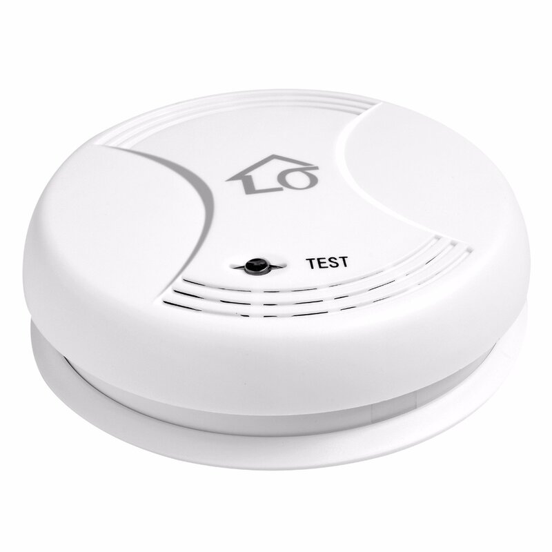 Wireless Smoke/Fire Detector for Wireless For Touch Keypad Panel Wifi GSM Home Security Burglar Voice Alarm System