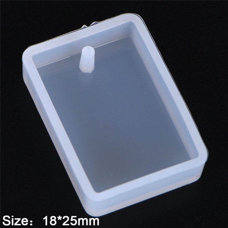 Shapes Silicone Moulds Charm Pendant With Hanging Hole DIY Molds Jewelry Making Tools 5 Pcs