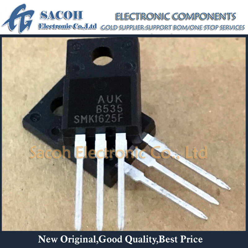 New Original 10Pcs SMK1625 SMK1625F TO-220F/TO-263 16A 250V Power MOSFET Transistor