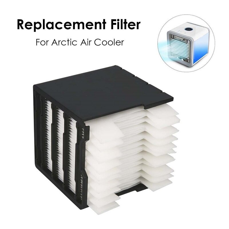 Filtro de repuesto para enfriador de aire Arctic, Humidificador USB, ventilador de refrigeración de espacio Personal, Mini filtro de aire acondicionado