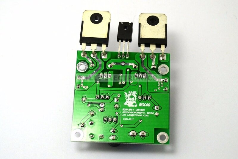 Placa de amplificador MX40 placa estéreo de dos canales terminada