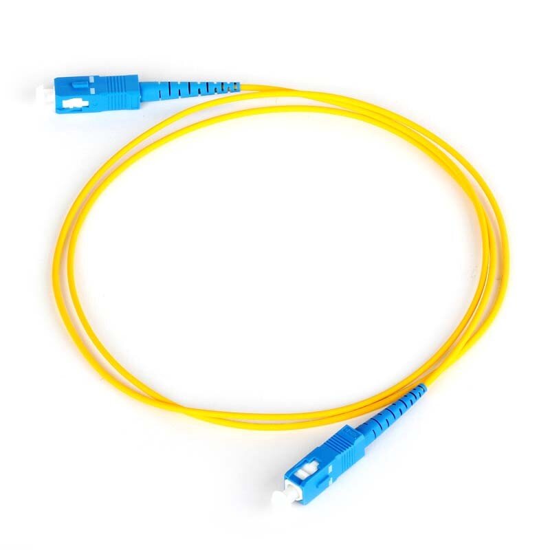 Cable de parche de fibra SC UPC G657A, puente, Cable simple de 2,0mm, PVC SM Bend, sensible, 30m