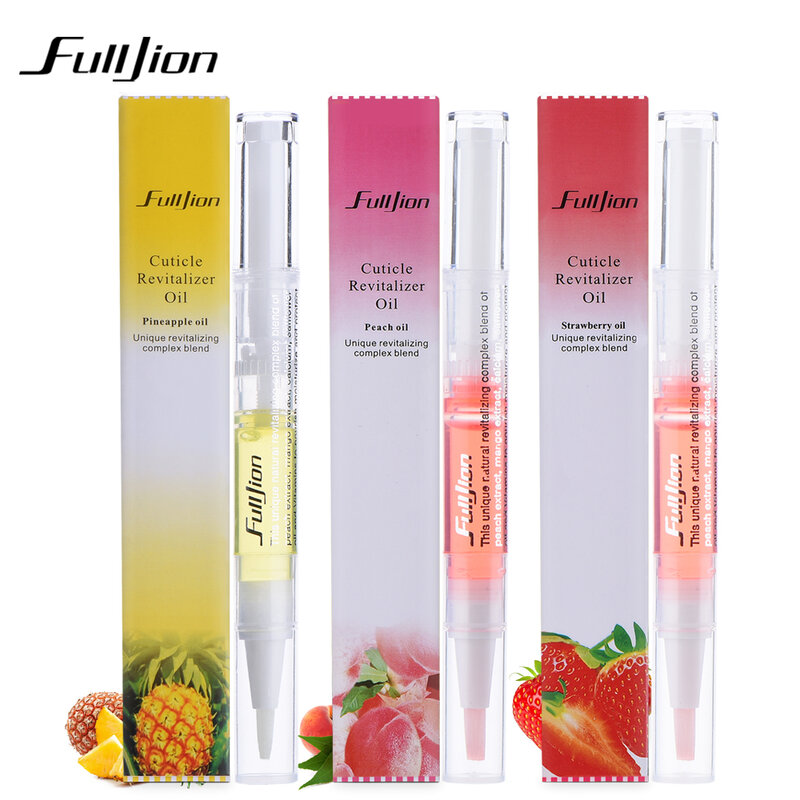 Fulljion 1Pcs Cuticle Revitalizer Oil New Cuticle Care Nail Oil Art Treatment Manicure Pen Tool Fruit Fragrance For Nail Polish