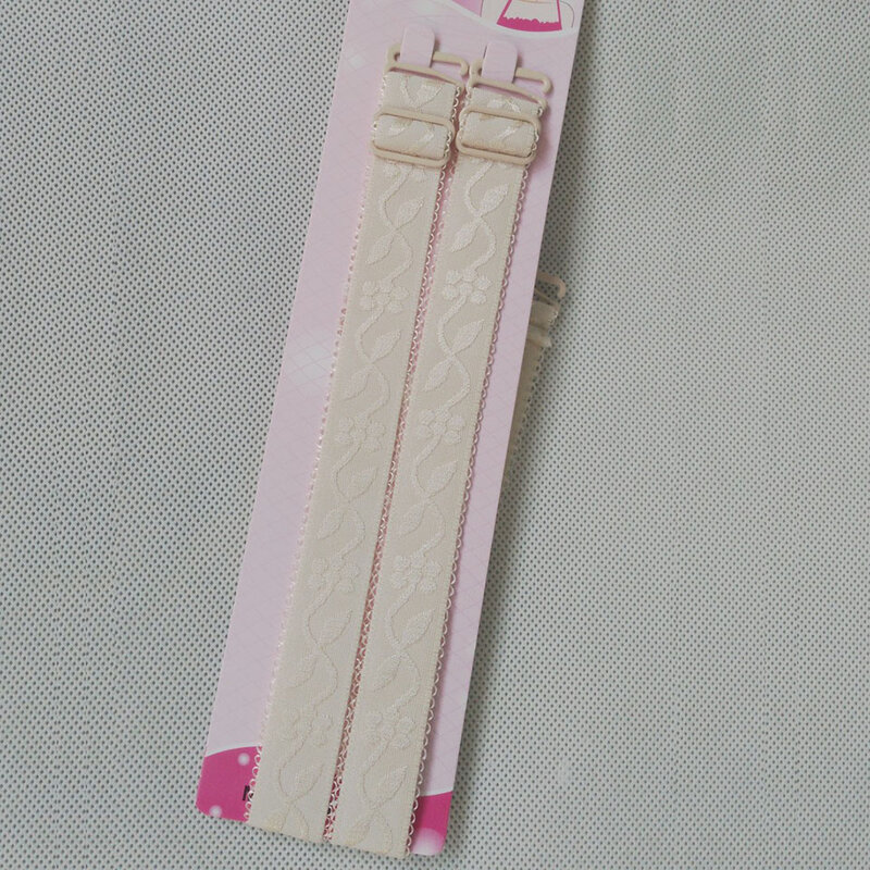 1.5 cm e 1.8 cm Elástica Alça do Sutiã Sutiã Ajustável Delicado Sexy Alças de Sutiã Estampado Floral Ombro Extensor