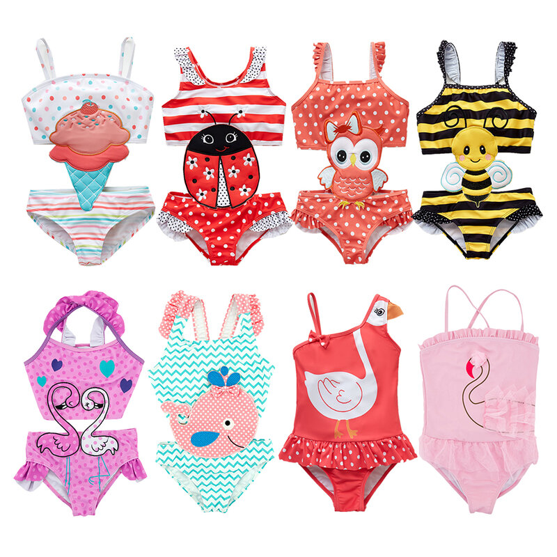 Toddler Infant Baby Girls costumi da bagno anguria costume da bagno nuoto spiaggia bagno Bikini carino estate un pezzo nuoto bambino complessivo