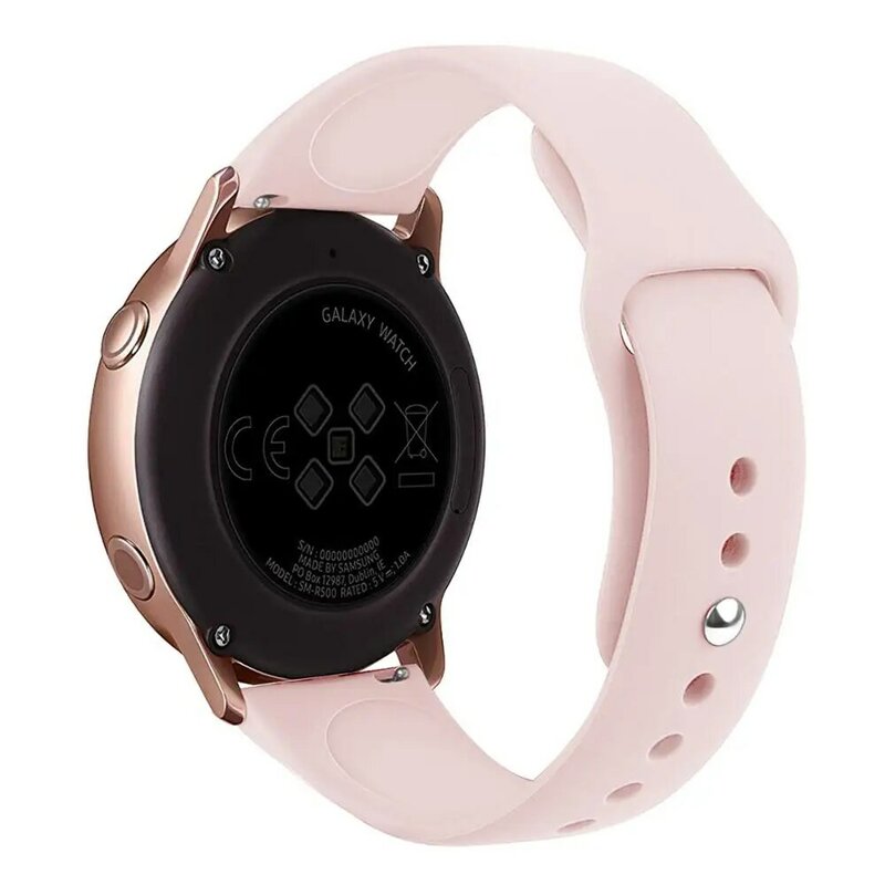 20mm pasek do zegarka sportowego zespół do Samsung Galaxy zegarek bransoletka biegów dla Huawei Huami wymiana zegarków zegarek zespół 91019