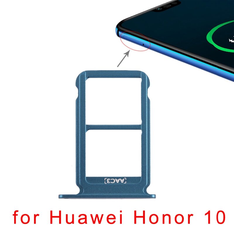 Sim Kaart Lade Voor Huawei Honor 10/7S/Play 7 /Nova 3 Vervanging Reparatie Onderdelen
