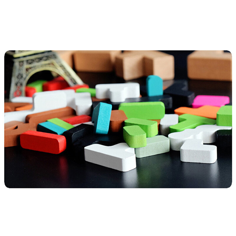 Giocattoli educativi in legno Montessori per bambini apprendimento precoce puzzle 3D materiali in legno puzzle di intelligenza animale dei cartoni animati