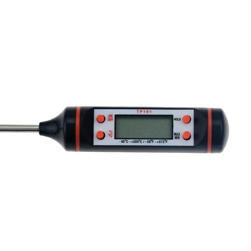 Termômetro digital de cozinha para churrasco, ferramenta de cozinha para água e leite, eletrônico, material de cozinha, 1 peça