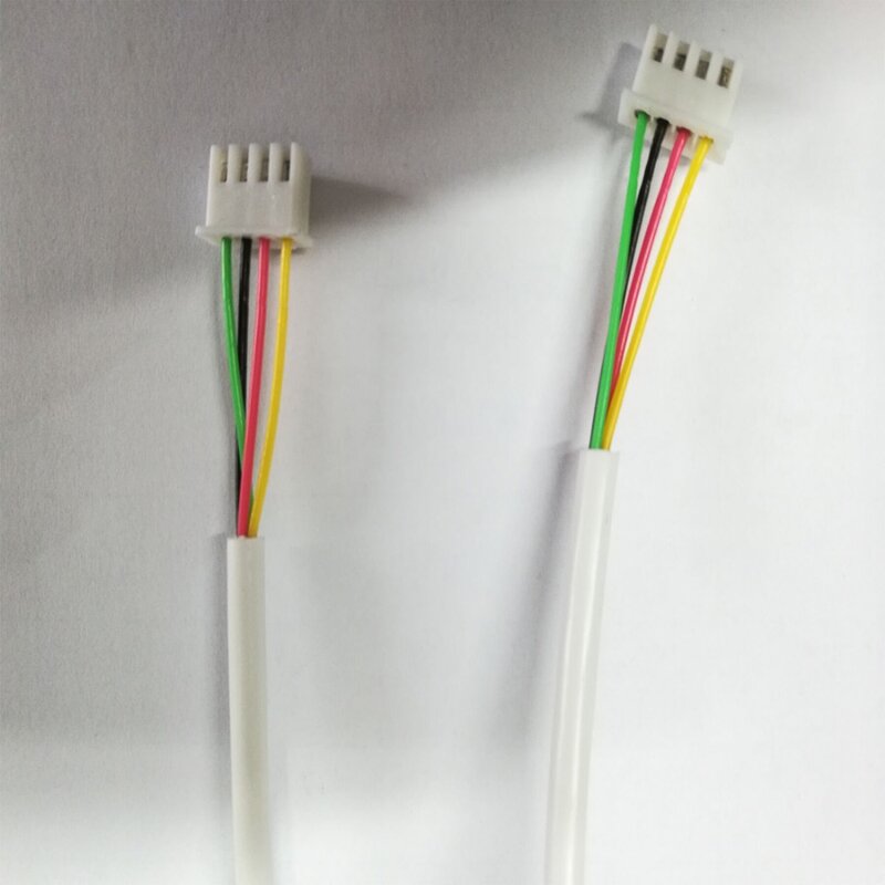Sysd cabo da porta 5m 2.54*4p cabo de fio para vídeo porteiro cor vídeo porteiro telefone campainha com fio cabo conexão