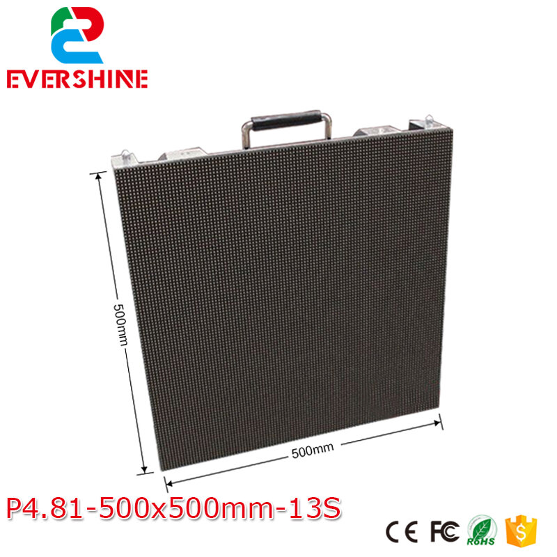 p4.81 led display outdoor portable stage rental die-casting cabinet 500x500mm led screen price