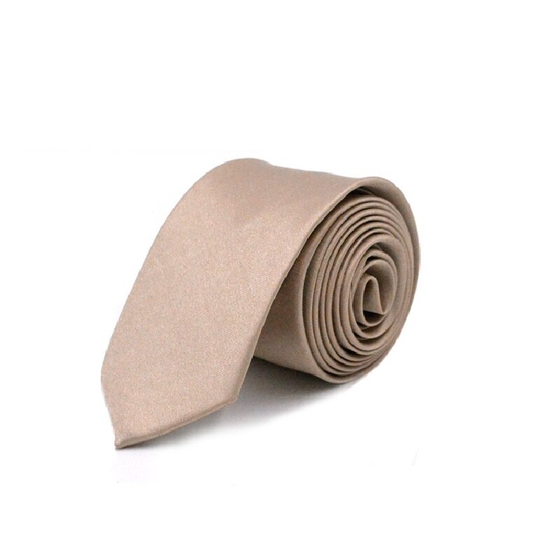 HOOYI 2019 Uomo Slim Cravatta di colore Solido Reale Blu Cravatta Poliestere A Buon Mercato Stretta Cravatta 5 centimetri larghezza 36 colori