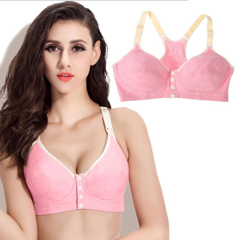 Maternità di Cura Bra e pellicole per cofano Set L'allattamento Al Seno In Gravidanza Gravidanza Le Donne Feeding Seno Della Biancheria Intima Del Reggiseno soutien gorge allaitement