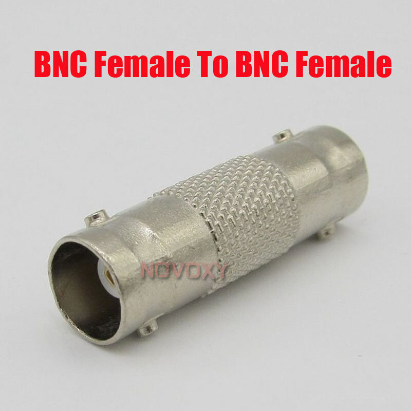 موصل BNC أنثى إلى أنثى محول مقرنة موصل كاميرا CCTV