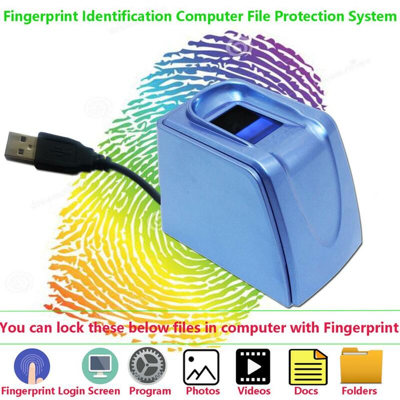 Fingerprint Scanner Reader für Computer Anmelden Lock Datei Ordner Fotos Videos Againest Offenlegung oder Diebstahl