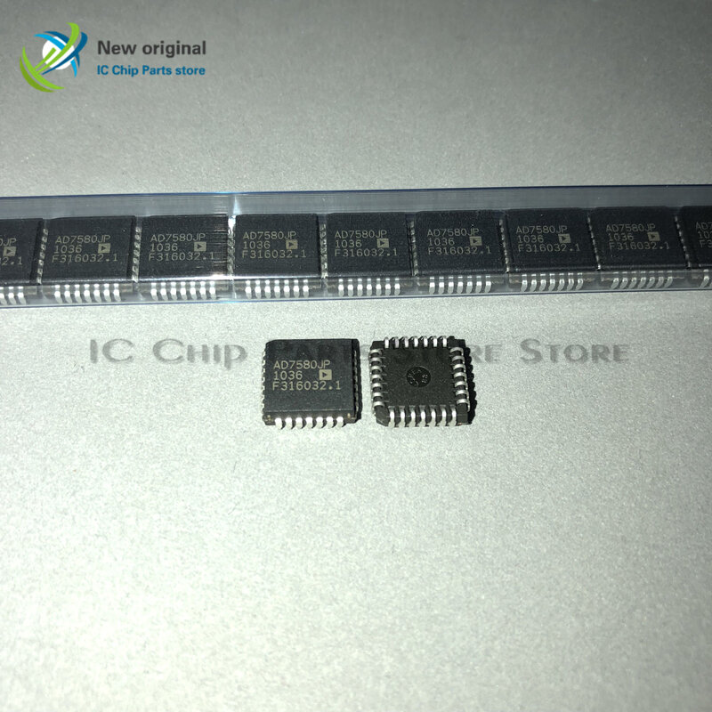 Puce IC intégrée d'origine, AD7580JP AD7580 PLCC28, 5 pièces, en stock