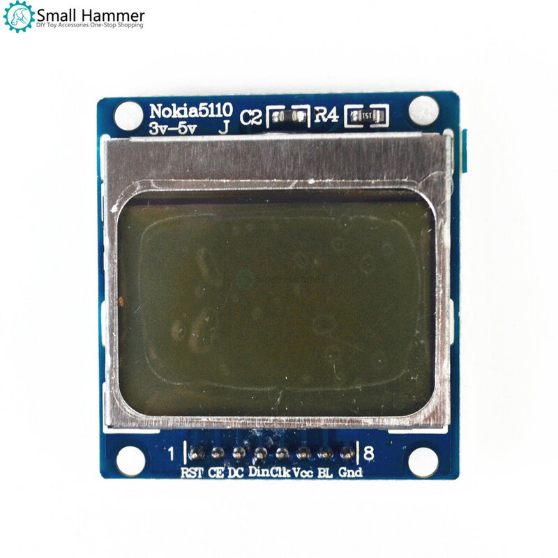 Màu xanh MCU ban phát triển 5110 màn hình LCD mô-đun màn hình Tương Thích với 3310 MÀN HÌNH LCD