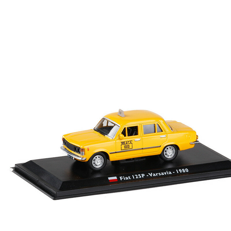 Prachtige originele 1:43 Fiat I25P taxi legering model, simulatie spuitgieten auto model, collectie en cadeau decoratie, gratis verzending