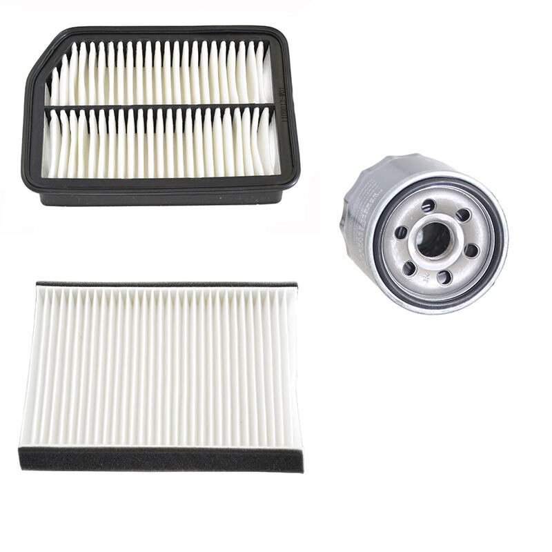 Filtro aria per auto filtro abitacolo filtro olio per Changan CS35 muslimatexplaid 15601-87703 3 pezzi