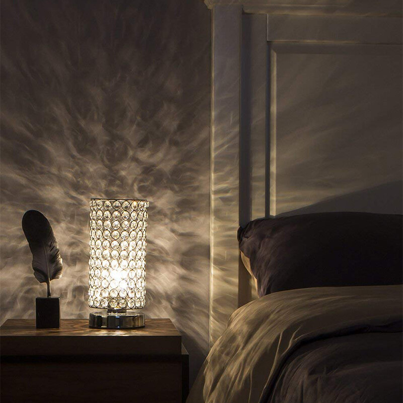 5W LED Modern Desktop Decoration Glass Table Lamp for Home Bedroom Living Room Decoration Bedside Desk Light