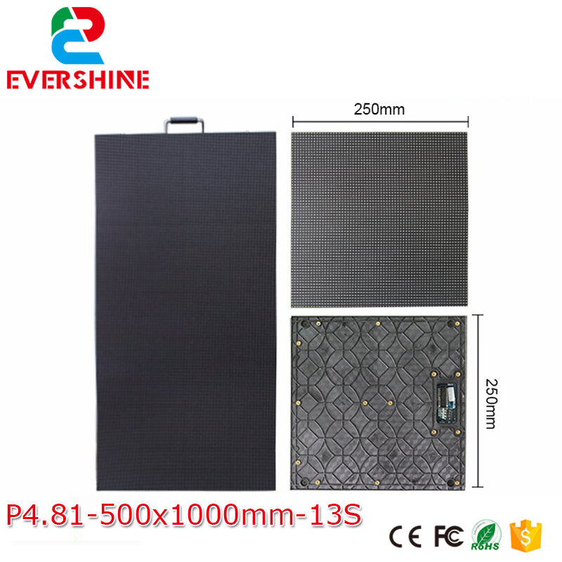 High brightness 1/13 scan P4.81 Die-cast Aluminum Cabinet 104*208 Pixels for performance rental display