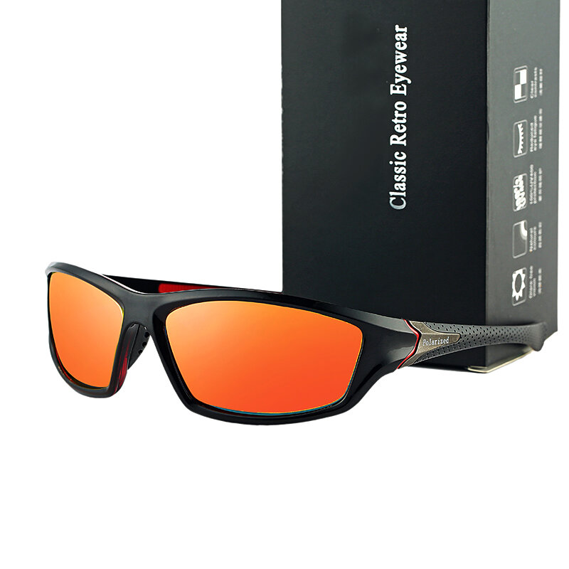 Albassam 브랜드 디자인 클래식 편광 선글라스 남자 멋진 빈티지 남성 태양 안경 음영 안경 gafas de sol