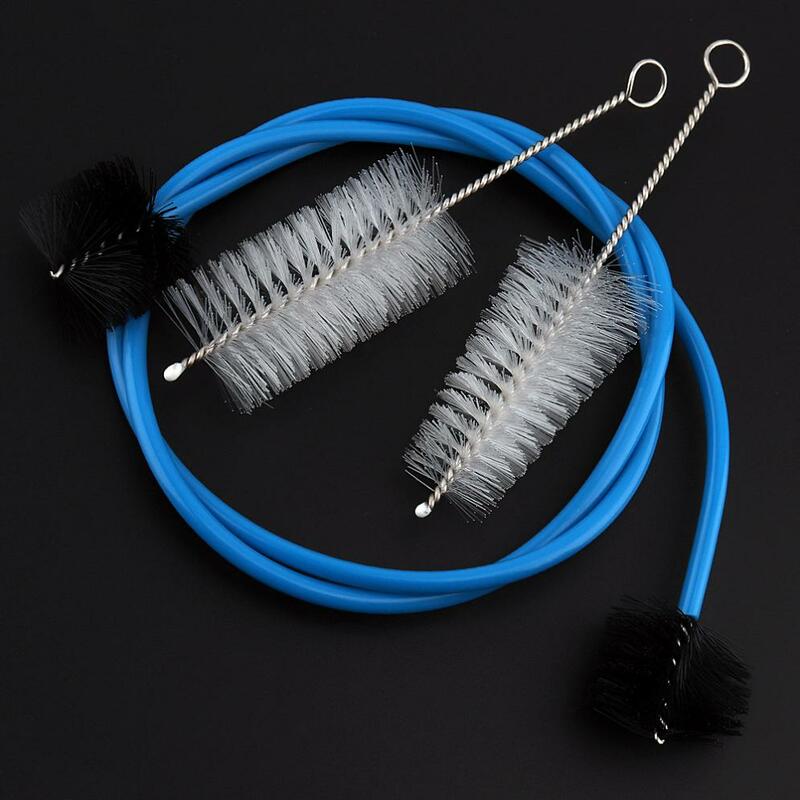 3pcs/set Instrument Cleaning Set Trumpet Cleaning Brush with Mouth Brush and Rope Brush for Wind Instrument Accessories