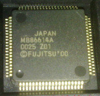 10 PCS/lot MB86614A M886614A MB86614 QFP80 original Novo