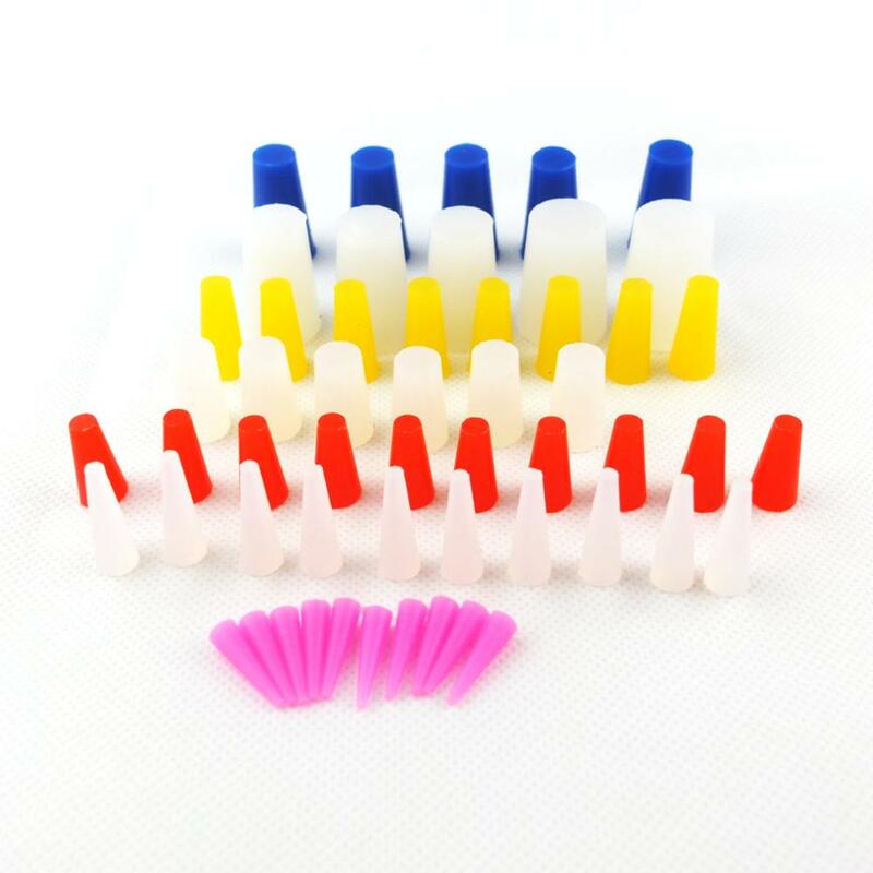 54Pc High Temperature Heat Resistant Silicone Rubber Powder Coating Paint masking Solid Tapered Stopper Plug Kit