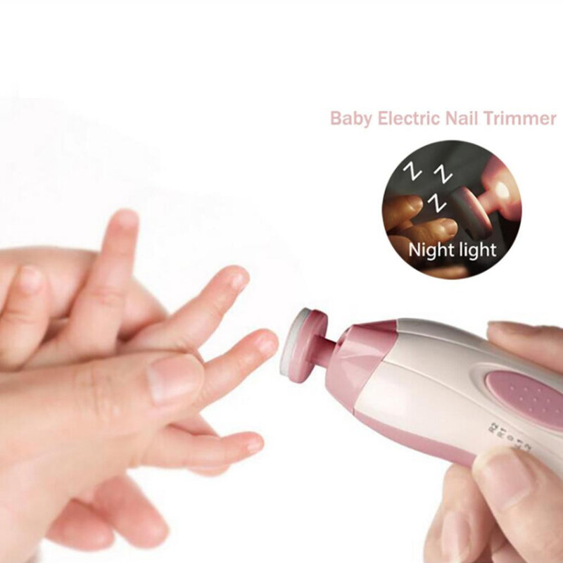 Cortador de uñas seguro eléctrico de Enssu cortador de uñas de bebé recortador de uñas de manicura pedicura cortador tijeras para niños bebés cuidado de uñas