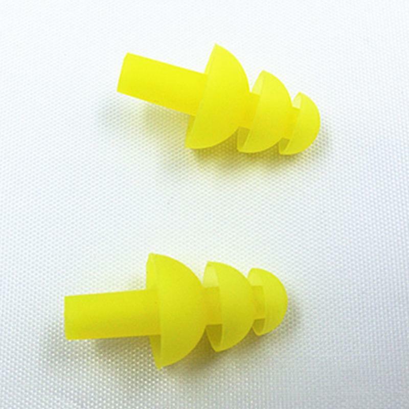 6 Pair Waterproof Swimming Silicone Swim Earplugs for Adult Swimmers Children Diving Soft Anti-Noise Ear Plug