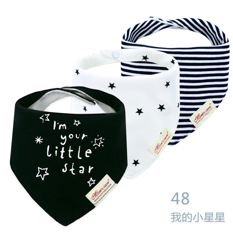 赤ちゃん用の三角形のタオル,子供用の授乳用タオル,3個セット