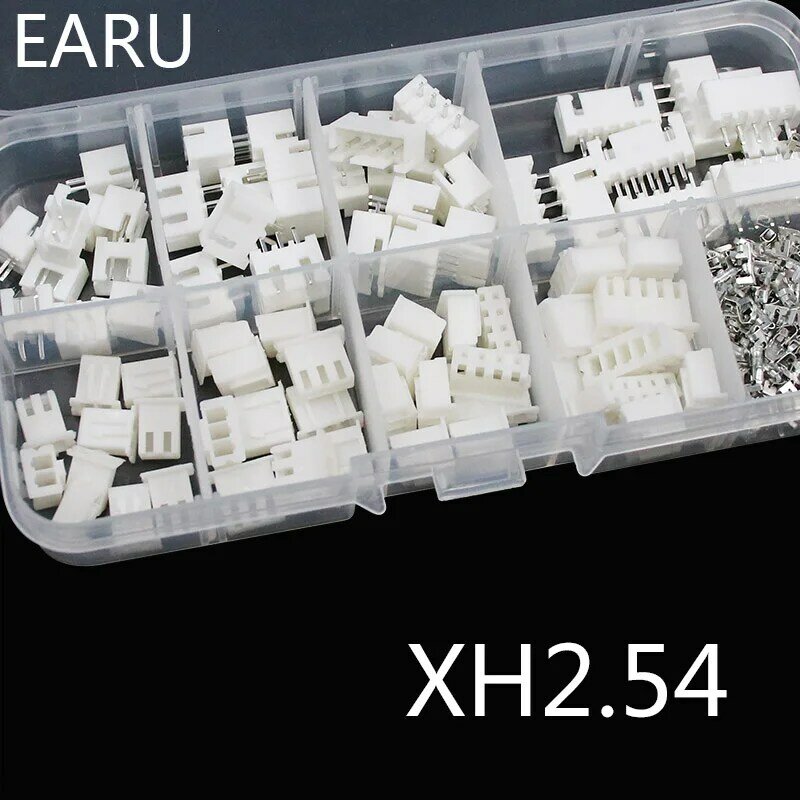 230 sztuk XH2.54 PH2.0 2p 3p 4p 5 pin 2.54mm 2.0mm zestaw zacisków obudowa głowica pinowa złącze jst złącza przewodów adapter