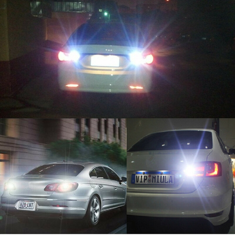 Bombillas de filamento LED para coche, lámpara de marcha atrás para estacionamiento trasero, 12V, cc, 4 COB, 1156 BA15S 1157 BAY15D BAU15S, 1 unidad