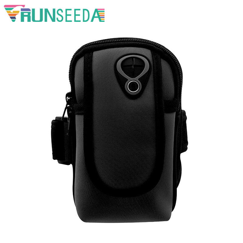 Runseeda Running Armbands Bag Cycling Mobile Phones Arm Bag 6 inch Smartphone Pouch For Jogging Fishing Riding Gym Fitness