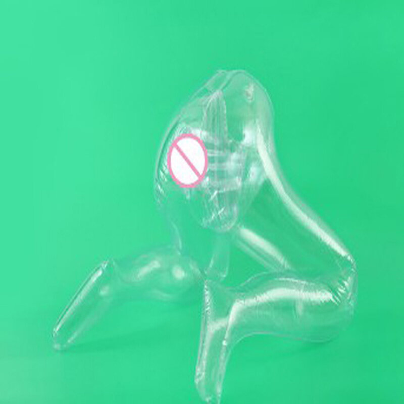 Transparente Aufblasbare Half-länge Sex Puppe Vagina Echte Pussy sex Spielzeug Für Mann Mini puppe