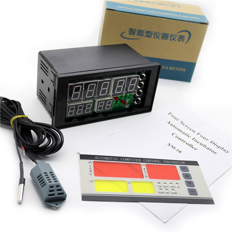 Verbesserte Version XM-18 Controller Inkubator Multifunktionale Automatische Inkubator Industrie inkubatoren Temperatur sonde