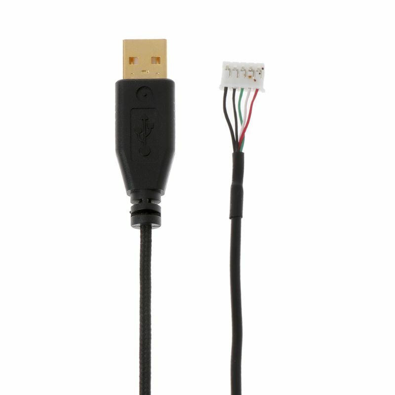 Fio de substituição para mouse razer, cabo usb de reposição de fio trançado de nylon durável para mouse razer naga 2014