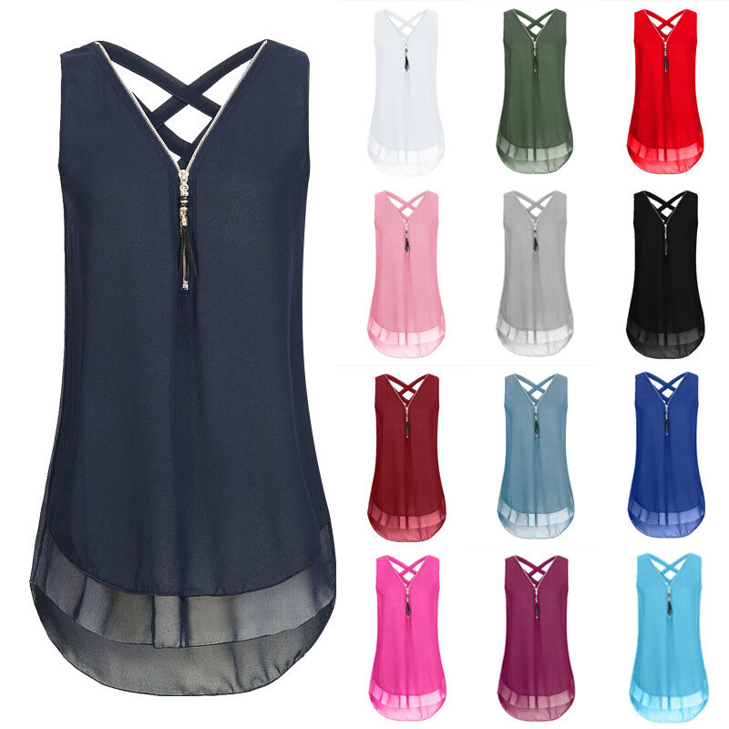 S-5XL カジュアルシャツファッションレディーストップスとブラウスノースリーブのセクシーな v ネックブラウス女性トップス Blusa Feminina プラスサイズ