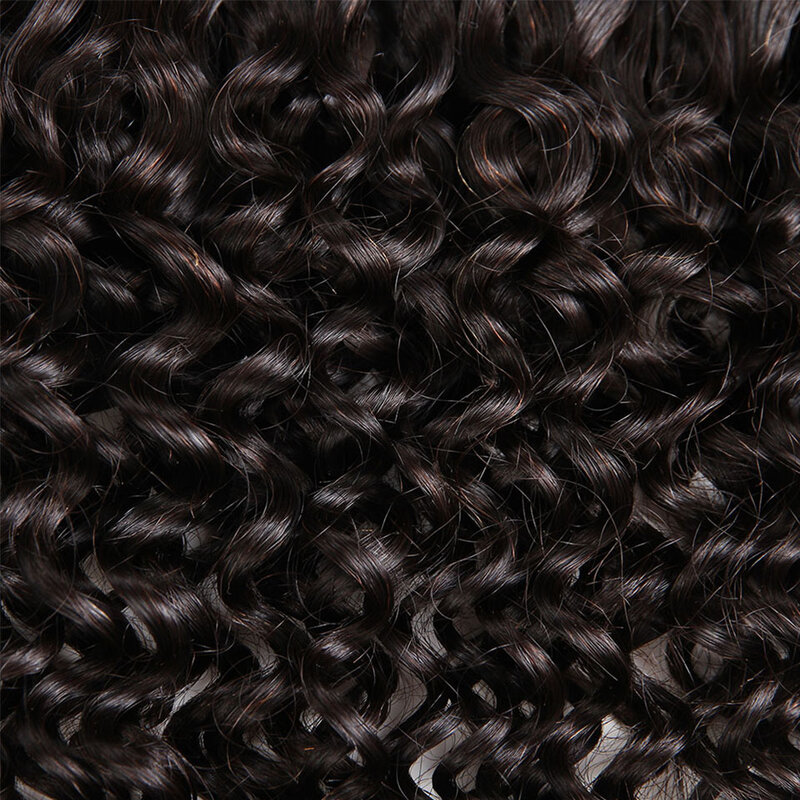 Elegante cabello humano peruano sin trama, trenzas de ganchillo a granel Jerry Curl, cabello humano a granel para trenzar, Color Natural