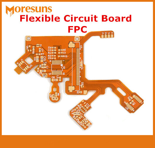 Placa de circuito impreso Flexible de poliimida dorada de inmersión personalizada/placa FPC de poliimida química, PCB Flexible Goldfinger