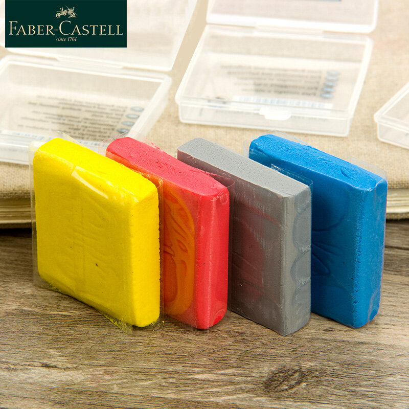 Faber-Castell 소프트 아트 지우개, 플라스틱 고무, 하이라이트 주무르기, 아트 피오팅 디자인, 스케치 지우개 문구