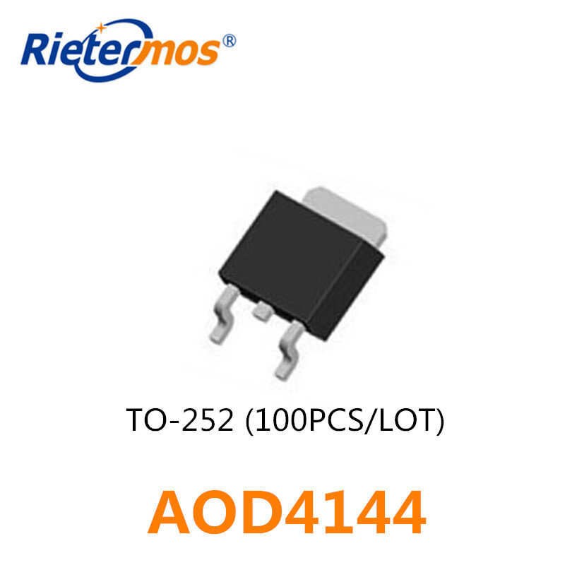 100 PCS AOD4144 D4144 PARA-252 SMD made in China