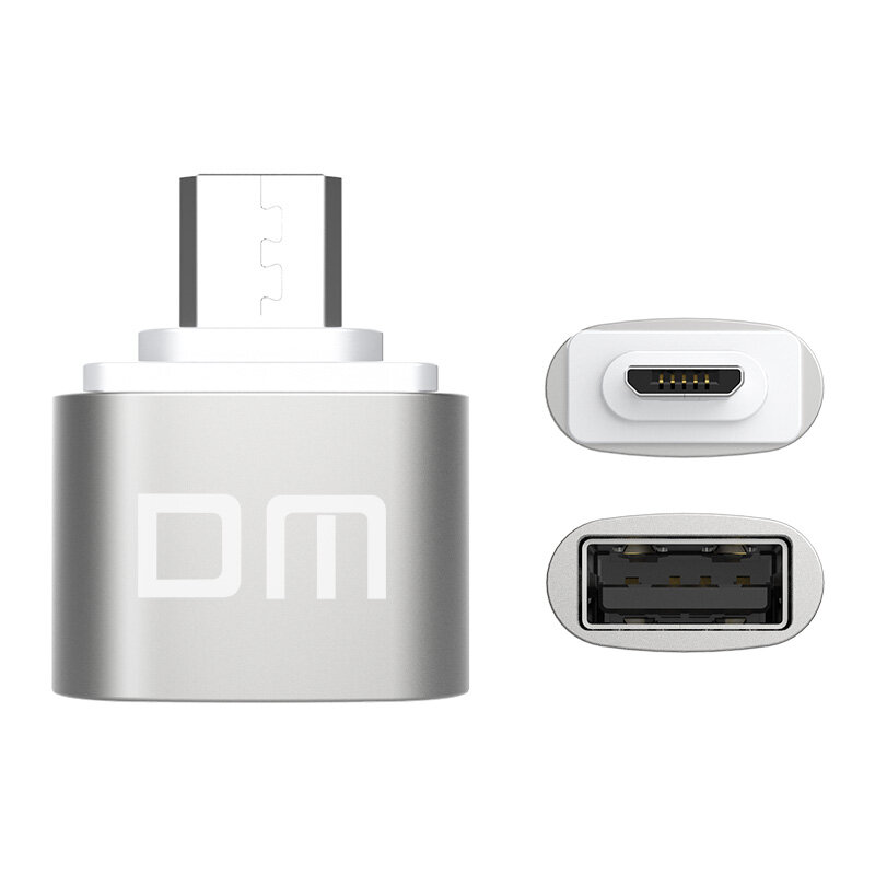DM OTG-B adaptador la función OTG a USB normal en el teléfono USB Flash Drive adaptadores de teléfono móvil
