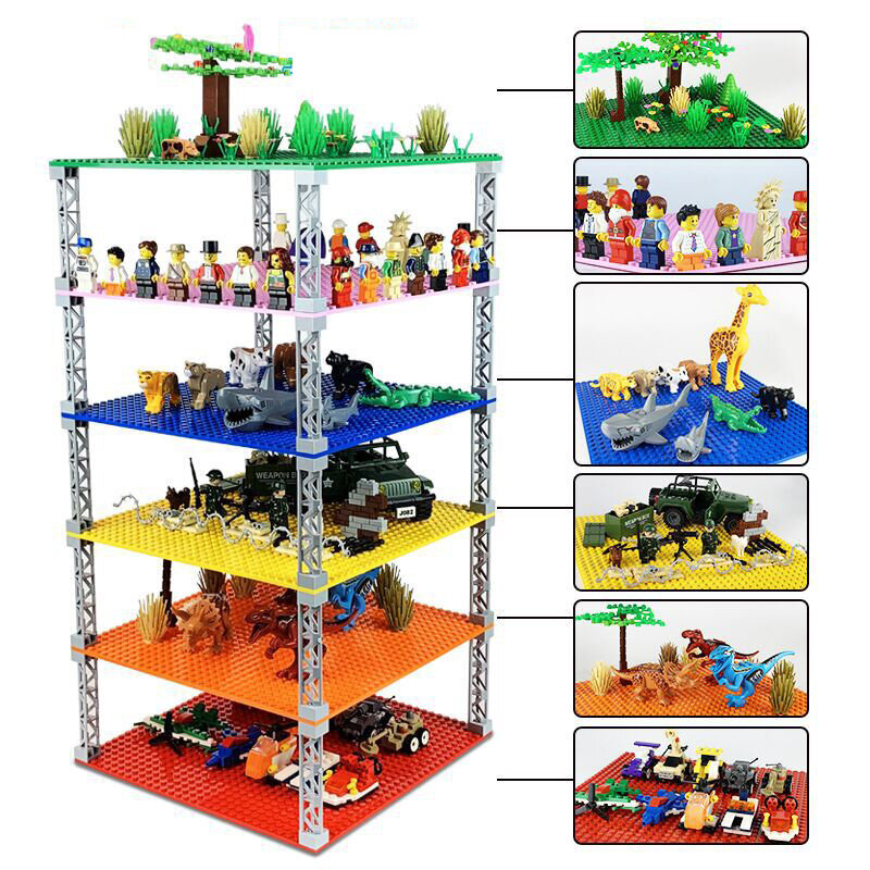 양면 32*32 도트 층 baseplate 작은 벽돌 diy 빌딩 블록 기본 플레이트 타워 클래식 블록 그림 장난감