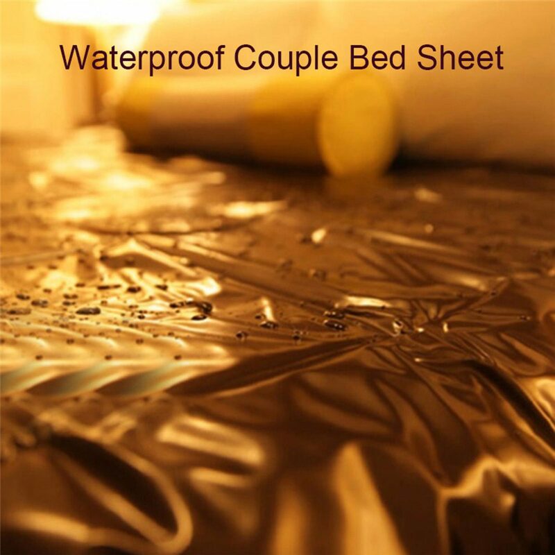 กันน้ำผู้ใหญ่เตียงแผ่น S-E-X PVC ไวนิลที่นอนบรรเทาภูมิแพ้เตียง Bug Hypoallergenic S-E-X ผ้าปูที่นอนแผ่น