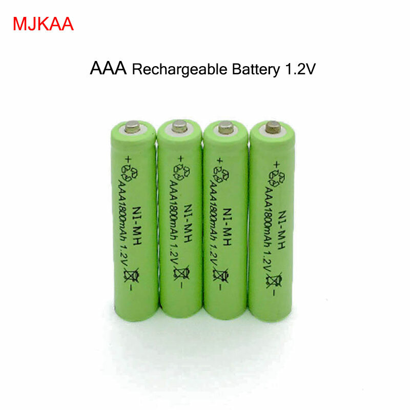 4pcs/lot New AAA 1800mAh NI-MH 1.2V Rechargeable Battery AAA Battery 3A rechargeable battery NI-MH battery for camera,toys
