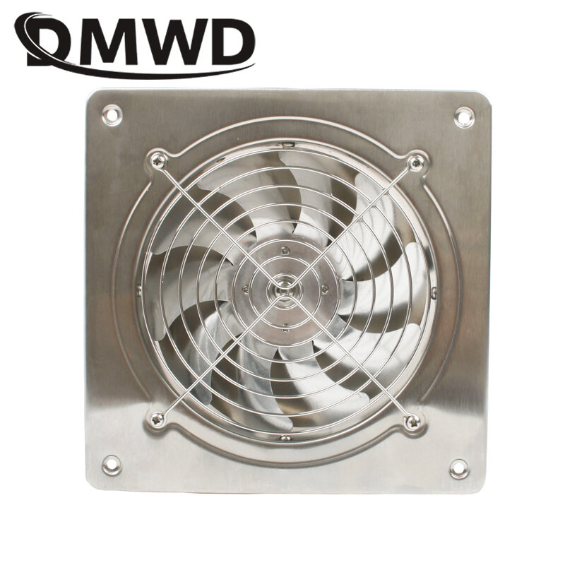 DMWD 6 Inch Window Wall Pipe Ventilation Exhaust Blower Cooling Duct Air Fan Toilet Bathroom Kitchen Extractor 6'' Ventilator