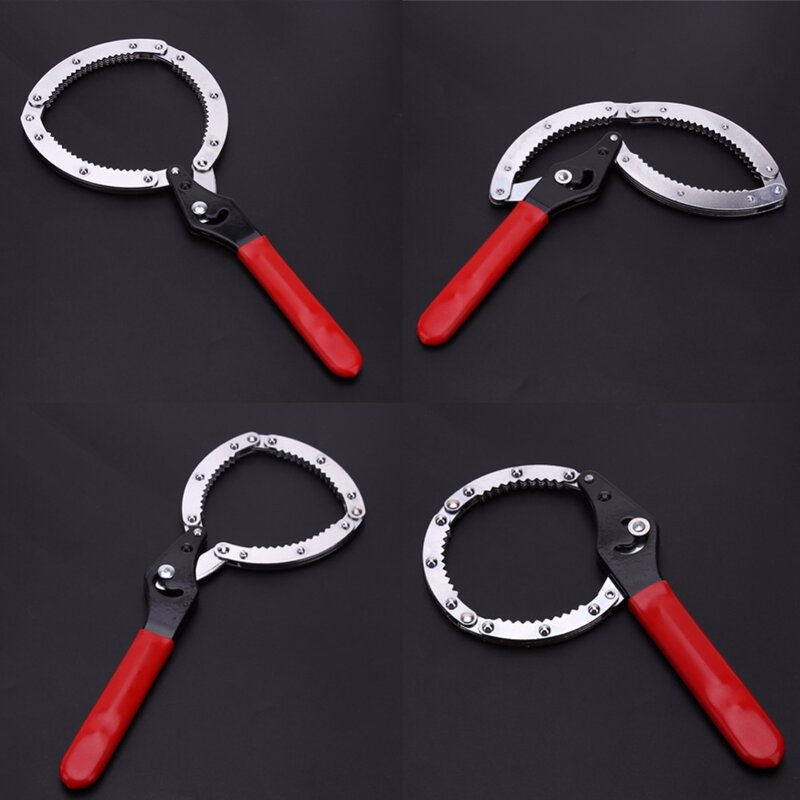 Hot Sale New Carbon Steel Oil Filter Wrench Car Oil Filters Remover Spanner Automobile Repair Tool Three Sizes