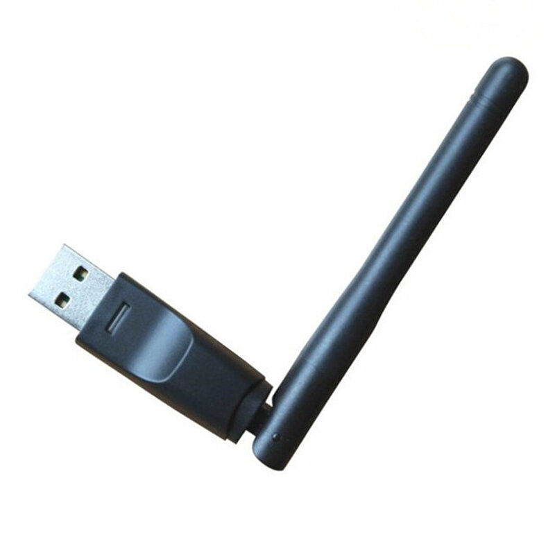 Mini adaptador de usb sem fio rt5370, placa de rede 802.11n / g / b usb wifi receptor wi-fi antena para laptop pc freesat v7